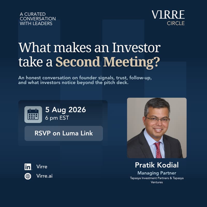 Cover Image for Virre Circle - What makes an Investor take a second meeting?