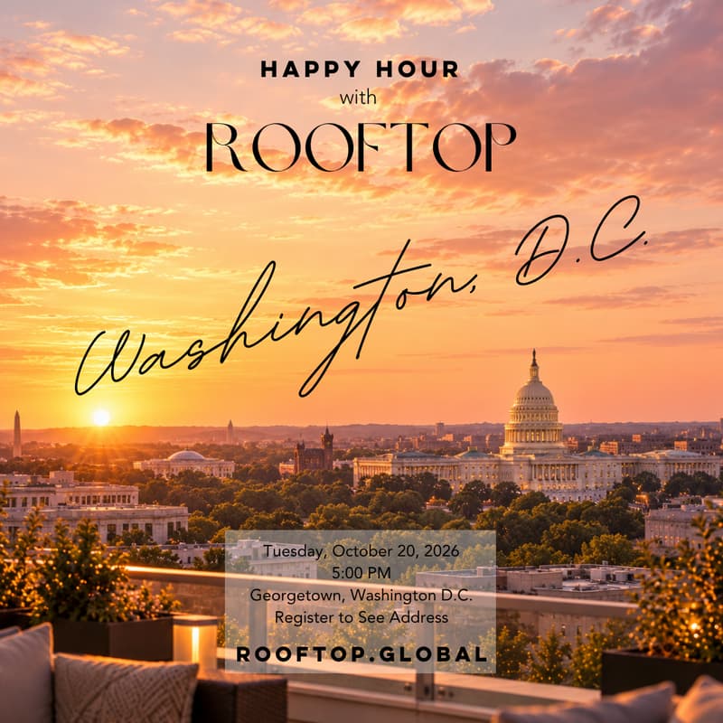 Cover Image for Rooftop Global AI/ML Happy Hour, D.C. Metro Area