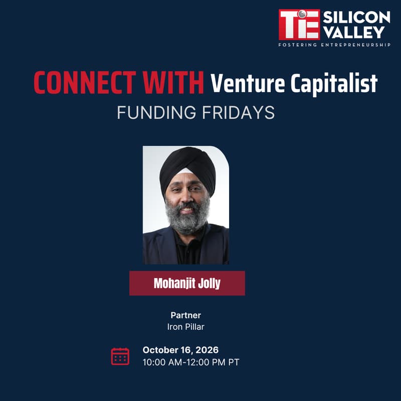 Cover Image for October Funding Fridays by Mohanjit Jolly(In-Person)