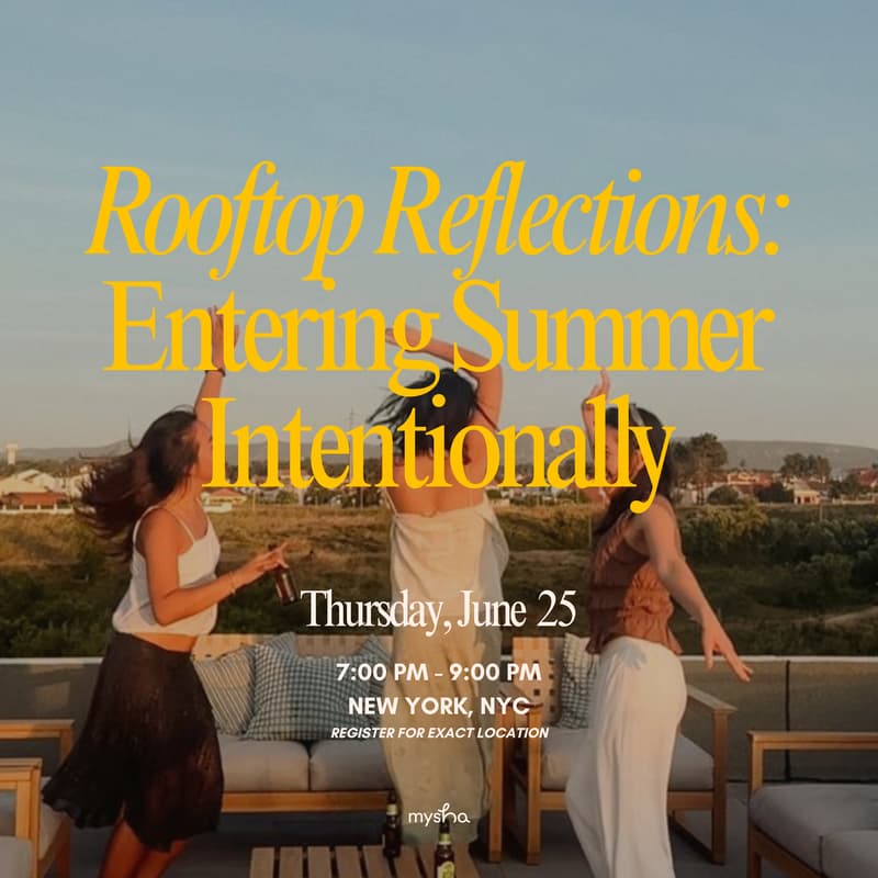 Cover Image for NYC: Rooftop Reflections: Entering Summer Intentionally