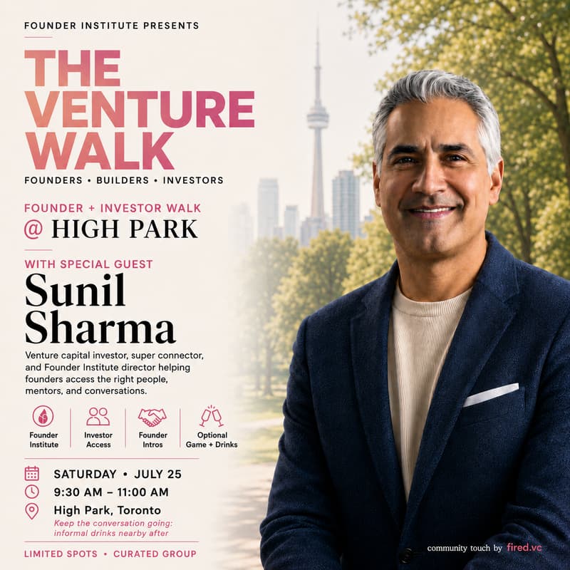 Cover Image for The Venture Walk with Sunil Sharma