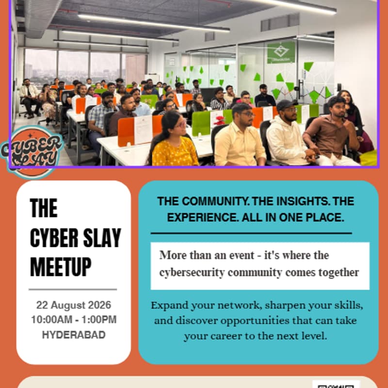 Cover Image for Cyberslay Meetup - Hyderabad