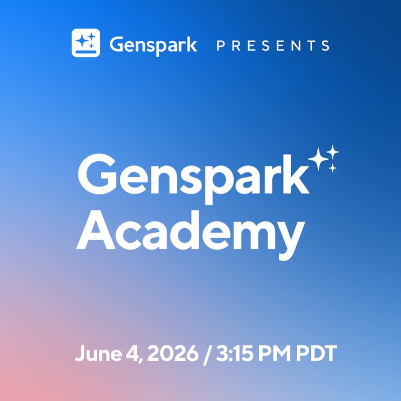 Cover Image for Genspark Academy: Create Smarter Slides, Faster with AI Slides 5.0
