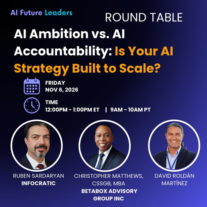 Cover Image for AI Ambition vs. AI Accountability: Is Your AI Strategy Built to Scale?