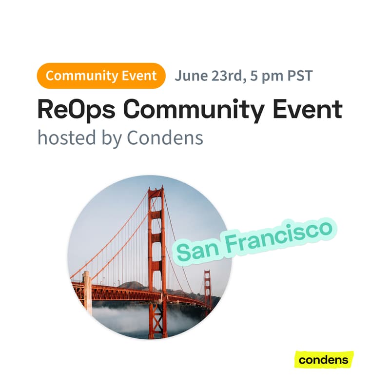 Cover Image for ResearchOps Community Event | San Francisco