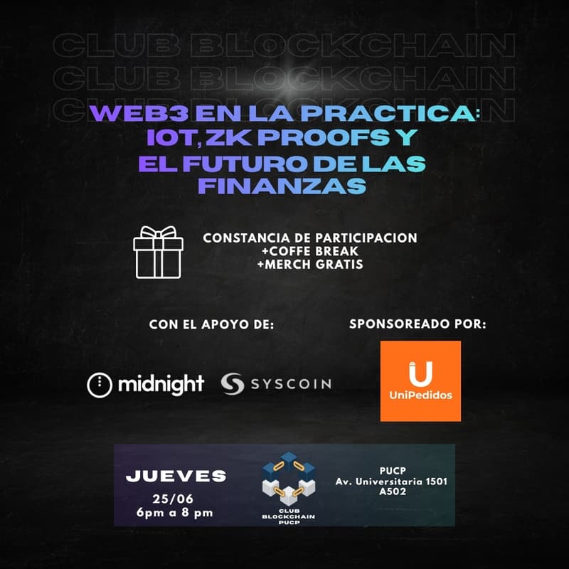 Cover Image for Web3 en la práctica: IOT, ZK Proofs y el futuro de las finanzas descentralizadas