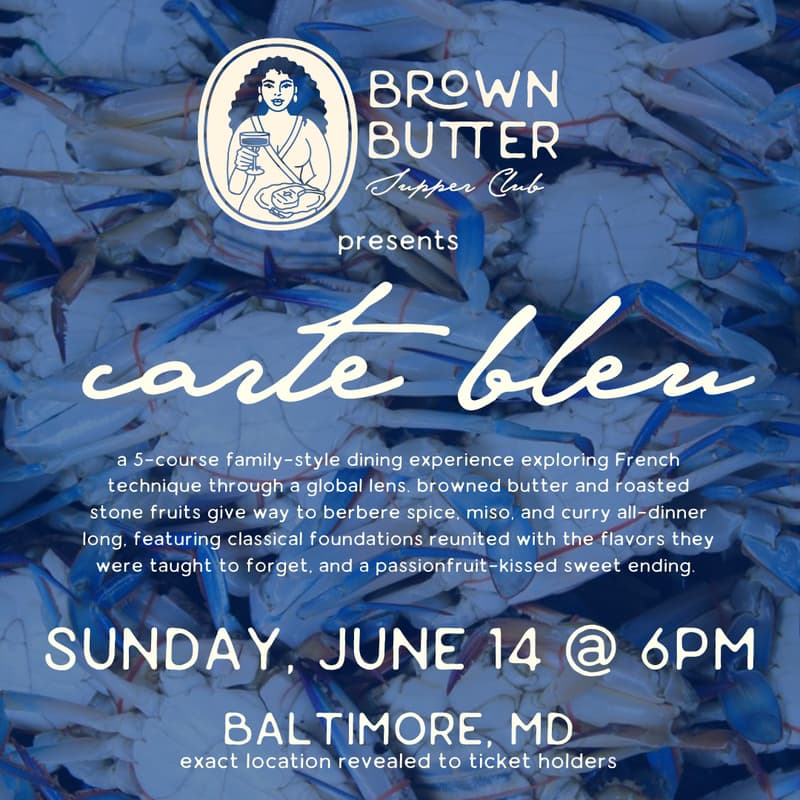 Cover Image for Carte Bleu: June 14 - Baltimore, MD MEMBERS ONLY