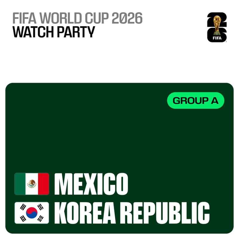 Cover Image for WORLD PUP WATCH PARTY - Mexico vs. Korea Republic