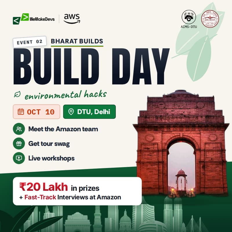 Cover Image for Bharat Builds Delhi: Meet the Amazon Team + Get Tour Swag
