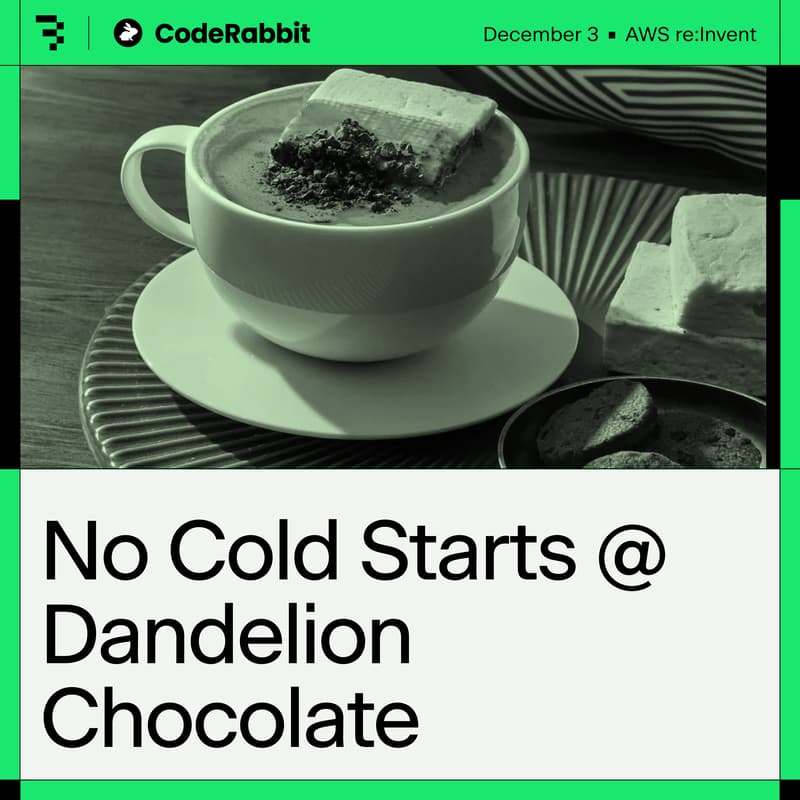Cover Image for No Cold Starts @ AWS re:Invent (hosted by CodeRabbit & Baseten)
