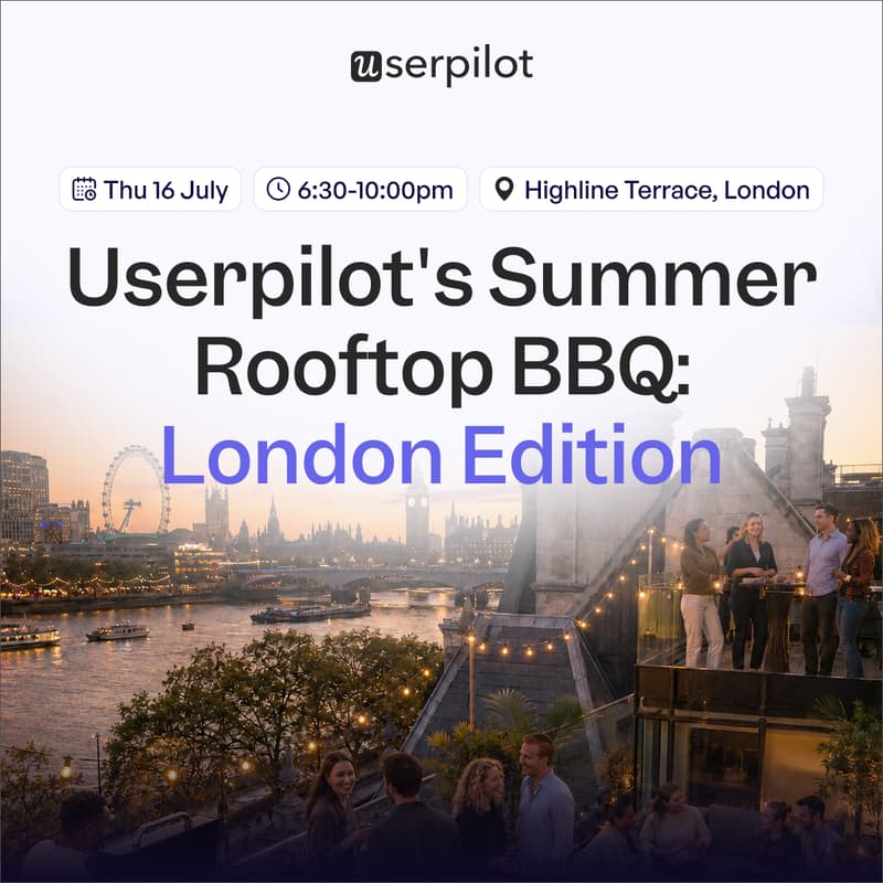 Cover Image for Userpilot's Summer Rooftop BBQ: London Edition