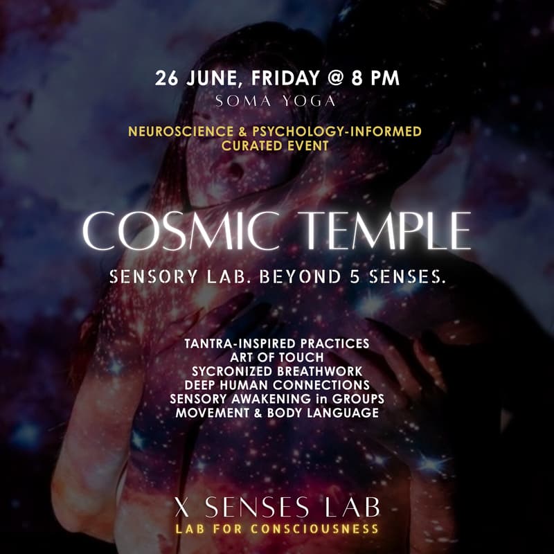 Cover Image for COSMIC TEMPLE - A Lab Awakening the Senses & Human Connections (ENGLISH + CASTELLANO)