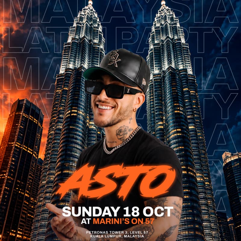 Cover Image for ASTO • OCTOBER 18 • MARINIS ON 57 • KUALA LUMPUR