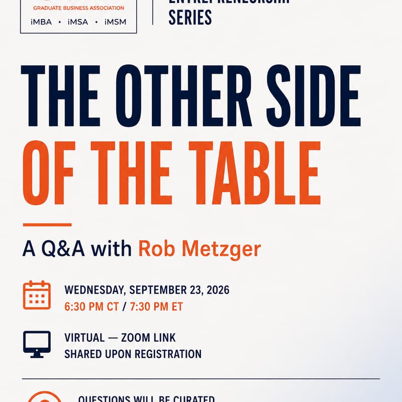 Cover Image for The Other Side of the Table — iGBA Entrepreneurship Series with Rob Metzger