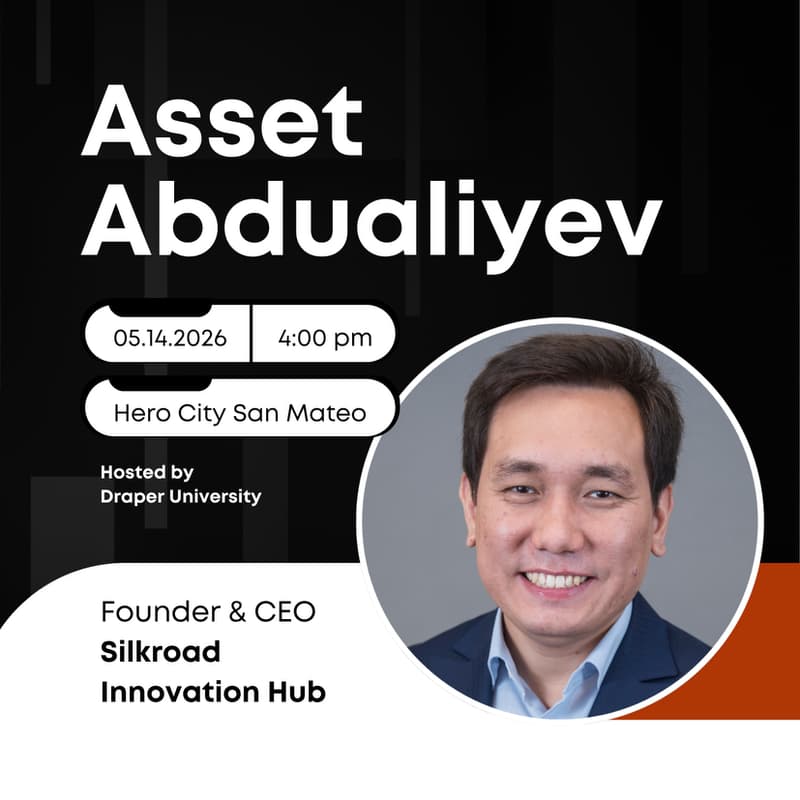 Cover Image for Round Table Discussion With Asset Abdualiyev, Founder of Silkroad Innovation Hub