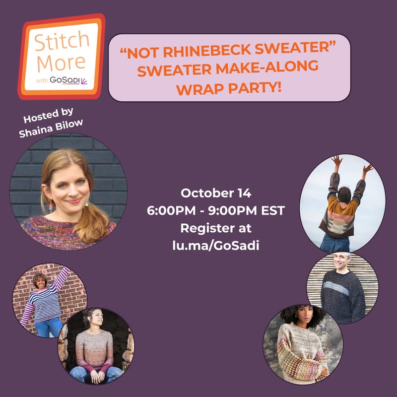 Cover Image for Not Rhinebeck Sweater MAL Wrap Party