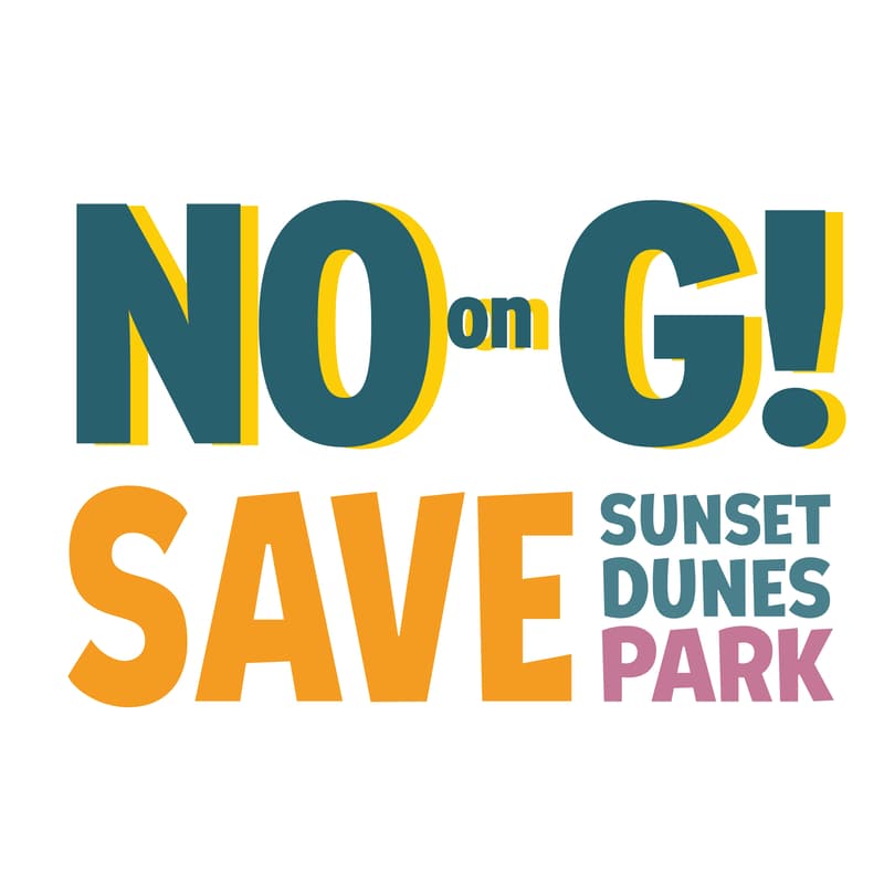 Cover Image for Kickoff: NO on G, Save Sunset Dunes Park