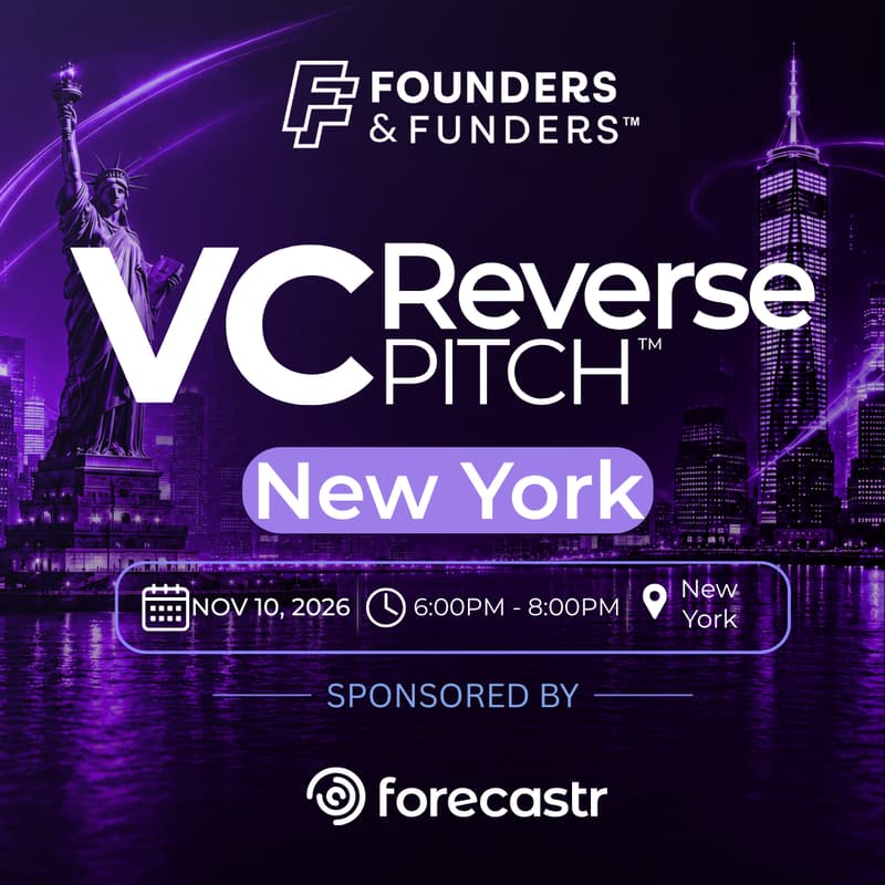 Cover Image for Founders & Funders: NYC VC Reverse Pitch