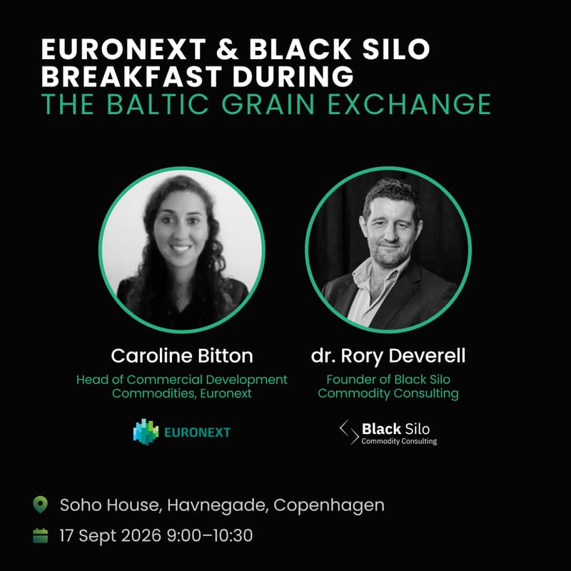Cover Image for Euronext & Black SiloBreakfast during the Baltic Grain Exchange