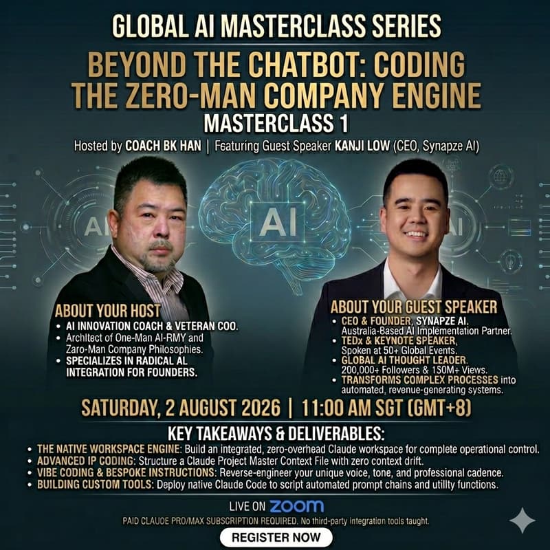 Cover Image for Beyond the Chatbot: Coding Intelligent AI Operating Systems for Singapore Founders