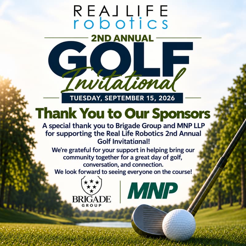 Cover Image for Real Life Robotics' 2nd Annual Golf Invitational