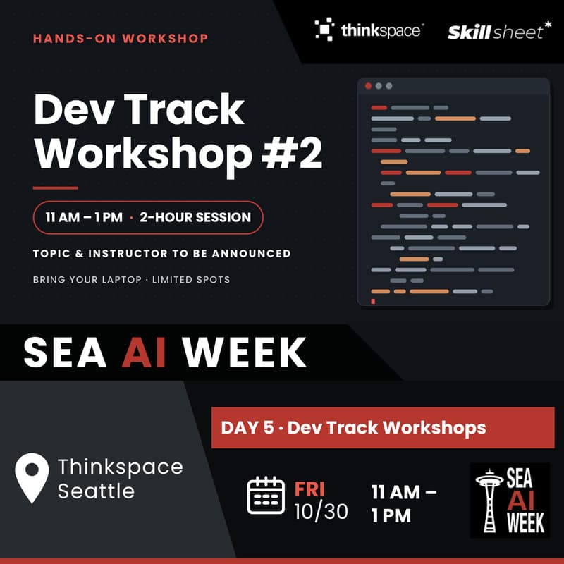 Cover Image for [SEA AI WEEK] Dev Track Workshop #2