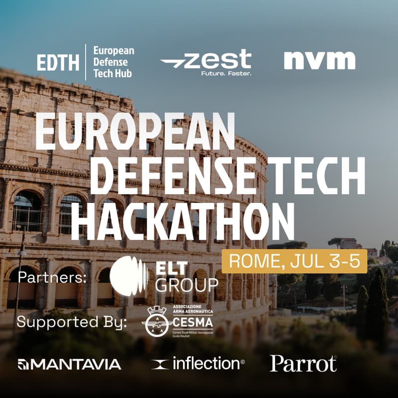Cover Image for European Defense Tech Hackathon – Rome