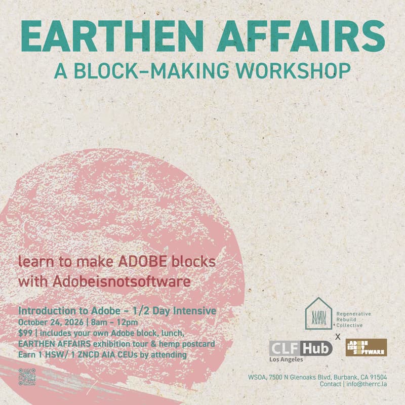 Cover Image for EARTHEN AFFAIRS: A BLOCK-MAKING WORKSHOP | Introduction to Adobe – 1/2-Day Intensive