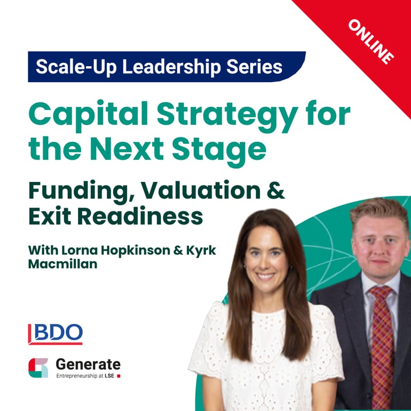 Cover Image for Scale-Up Leadership Series: Capital Strategy for the Next Stage