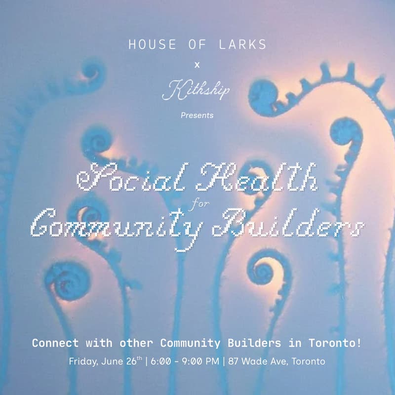 Cover Image for Social Health for Community Builders