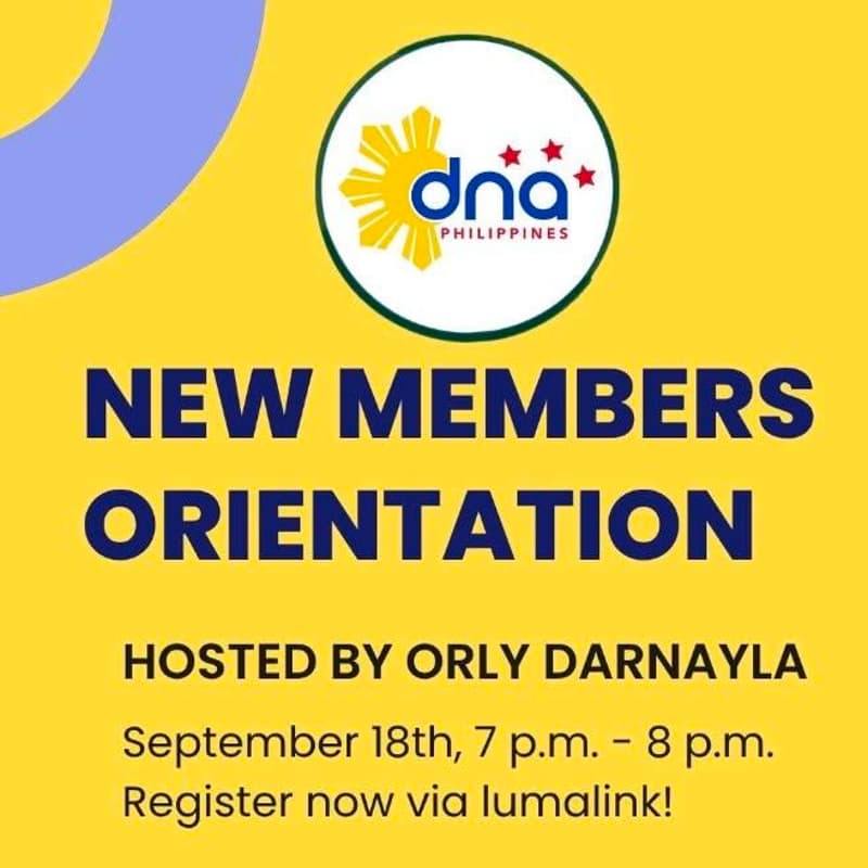 Cover Image for DNA PH l New Members Online Orientation