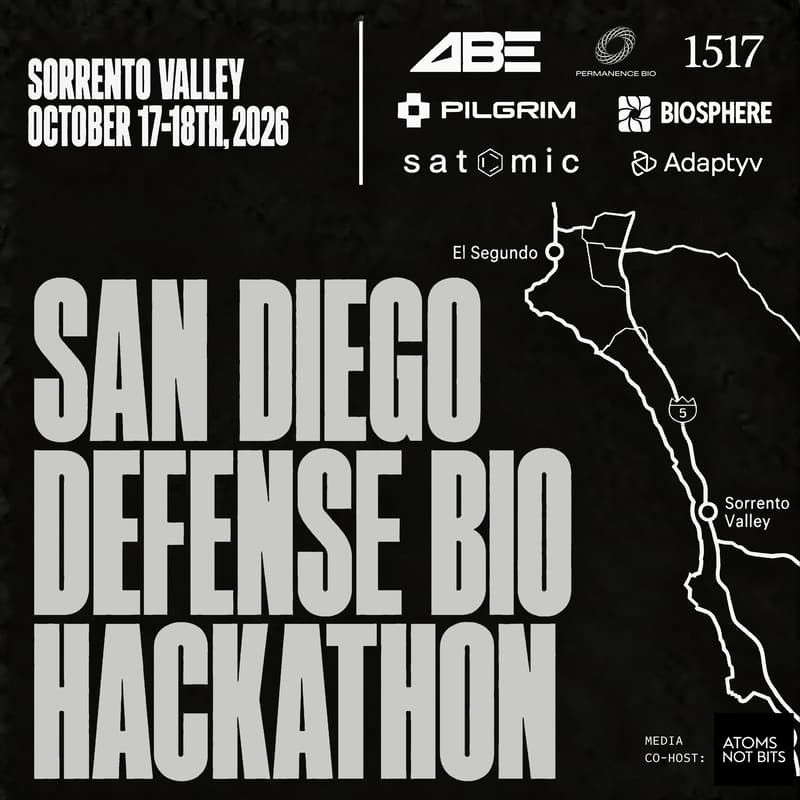 Cover Image for San Diego DefenseBio Hackathon