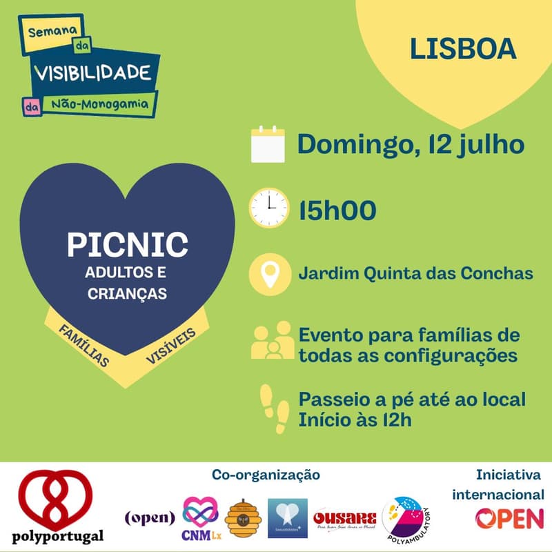 Cover Image for Picnic - adultos & crianças | Semana da Visibilidade da Não-Monogamia