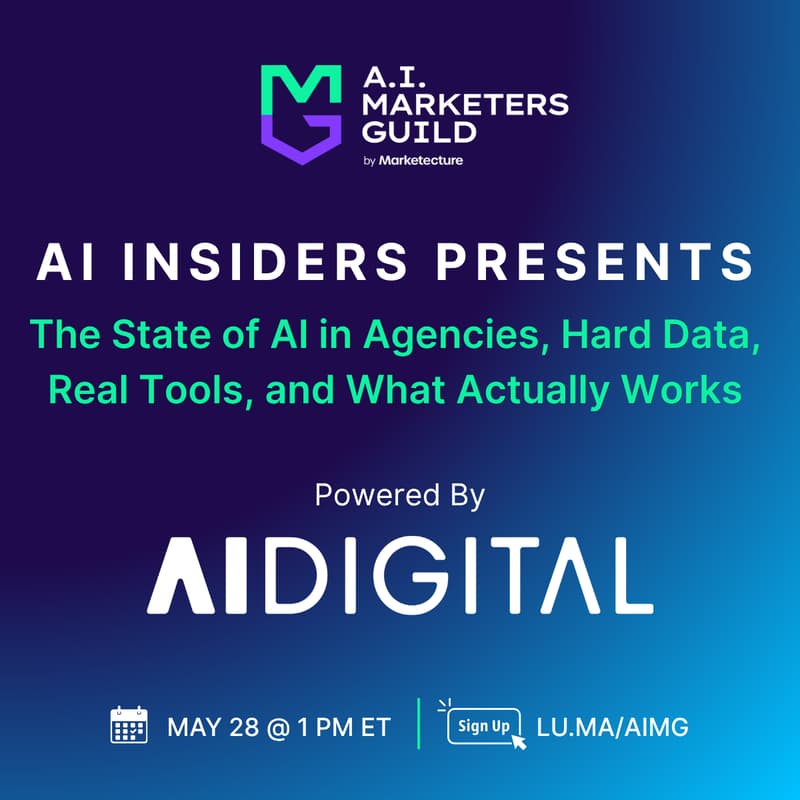 Cover Image for AI Insiders with AI Digital on The State of AI in Agencies, Hard Data, Real Tools, and What Actually Works