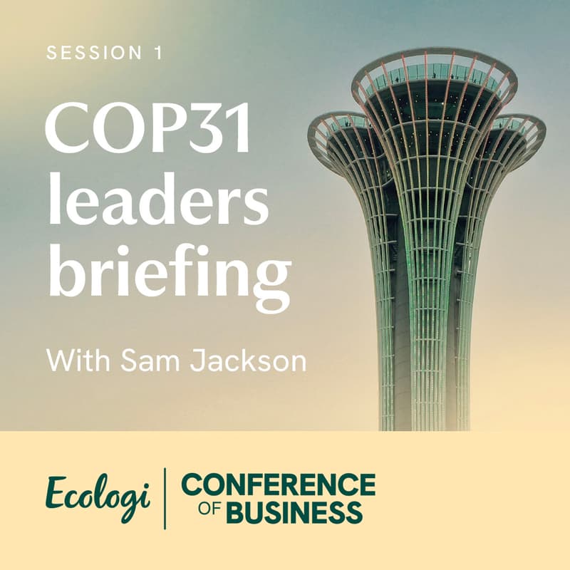 Cover Image for Business Leaders' COP31 Lunchtime Briefing, with Sam Jackson