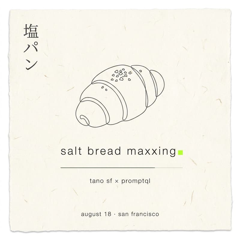 Cover Image for Salt Bread Maxxing: Shio Pan x Multiplayer AI, feat. Tano SF