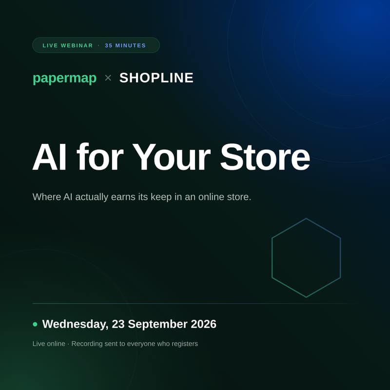 Cover Image for Papermap × SHOPLINE: AI for Your Store