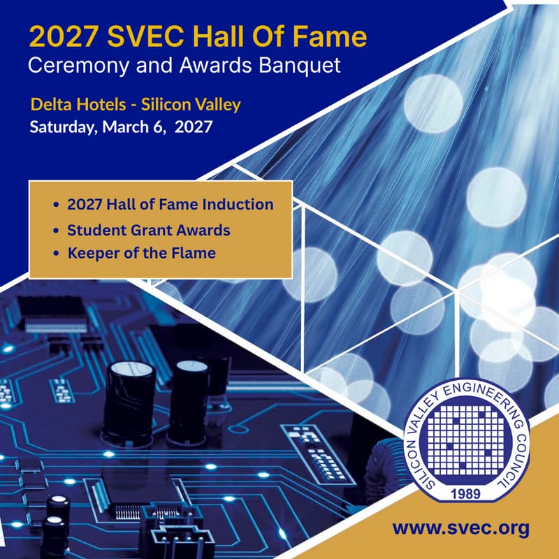 Cover Image for 2027 SVEC Hall of Fame Ceremony and STEM Student Awards
