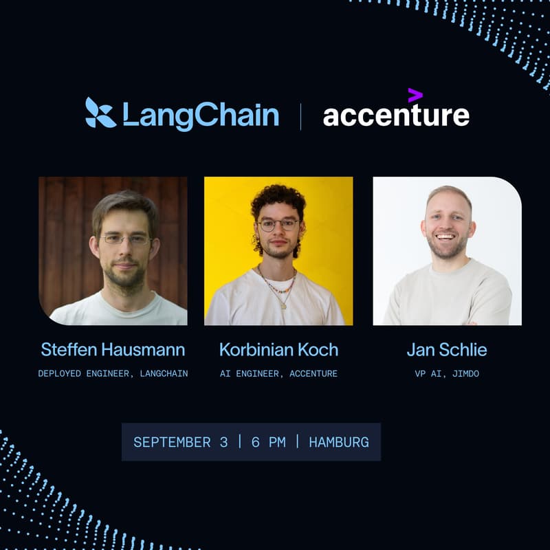 Cover Image for LangChain Meetup: Building Great Agents (Hamburg)