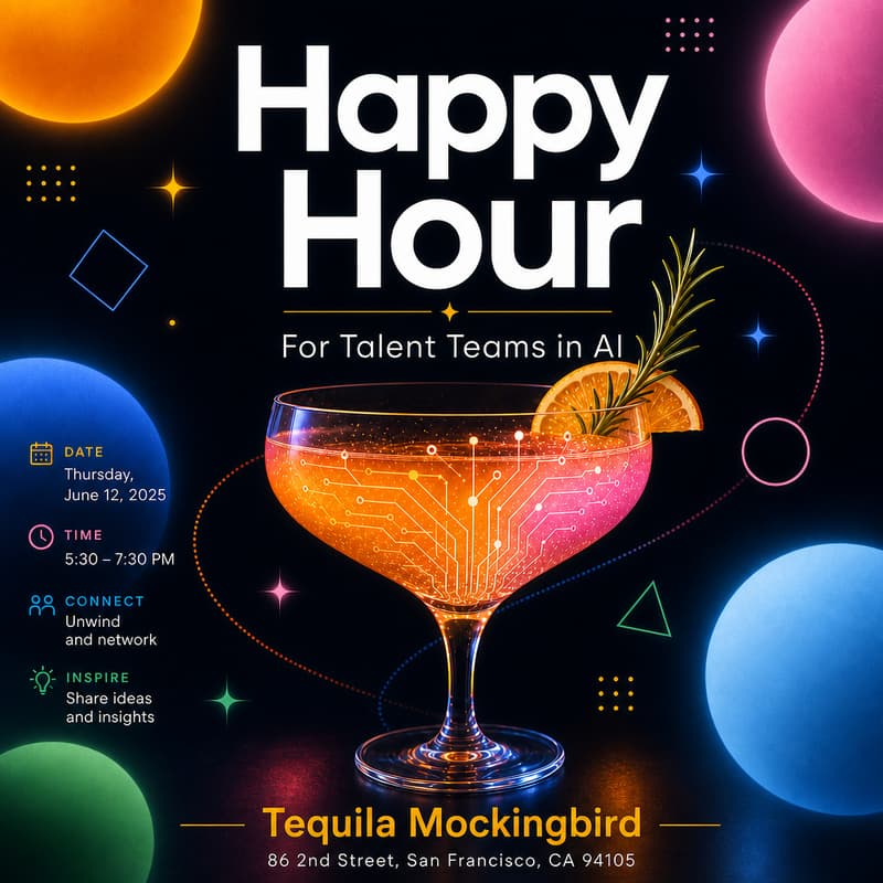 Cover Image for 🍹 Talent in AI: Happy Hour & Brainstorm