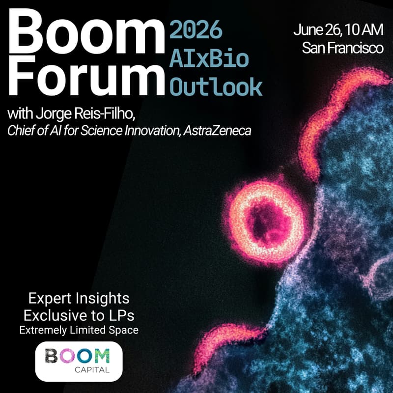 Cover Image for Boom Forum SF: AI x Bio Outlook