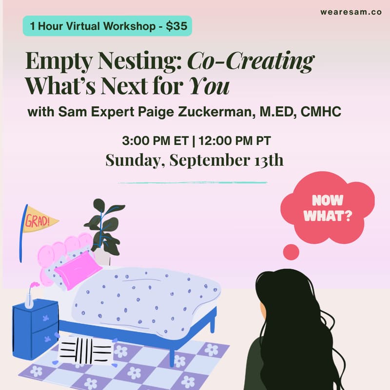 Cover Image for Virtual Workshop: Empty Nesting: Co-Creating What’s Next for You