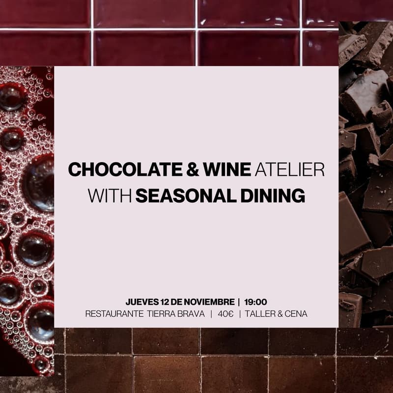 Cover Image for CHOCOLATE & WINE + SEASONAL DINING