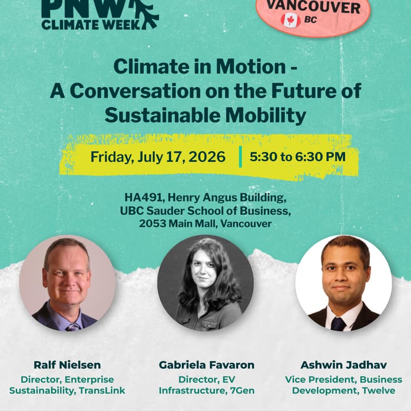 Cover Image for Climate in Motion: A Conversation on the Future of Sustainable Mobility