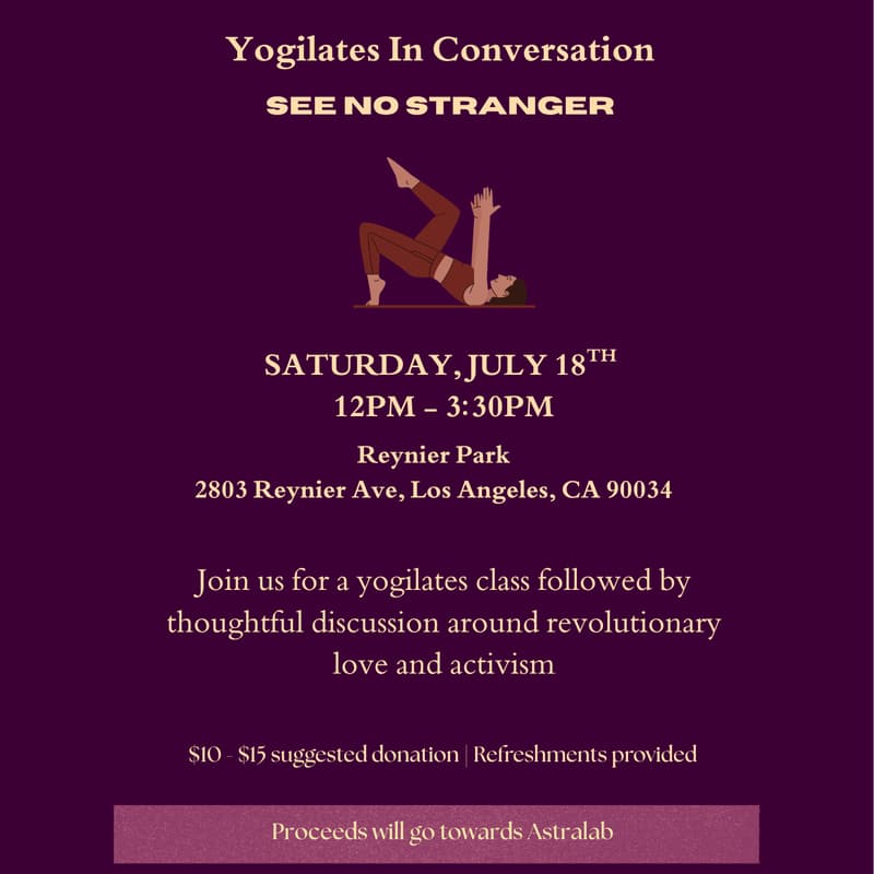 Cover Image for Yogilates in Conversation: See No Stranger