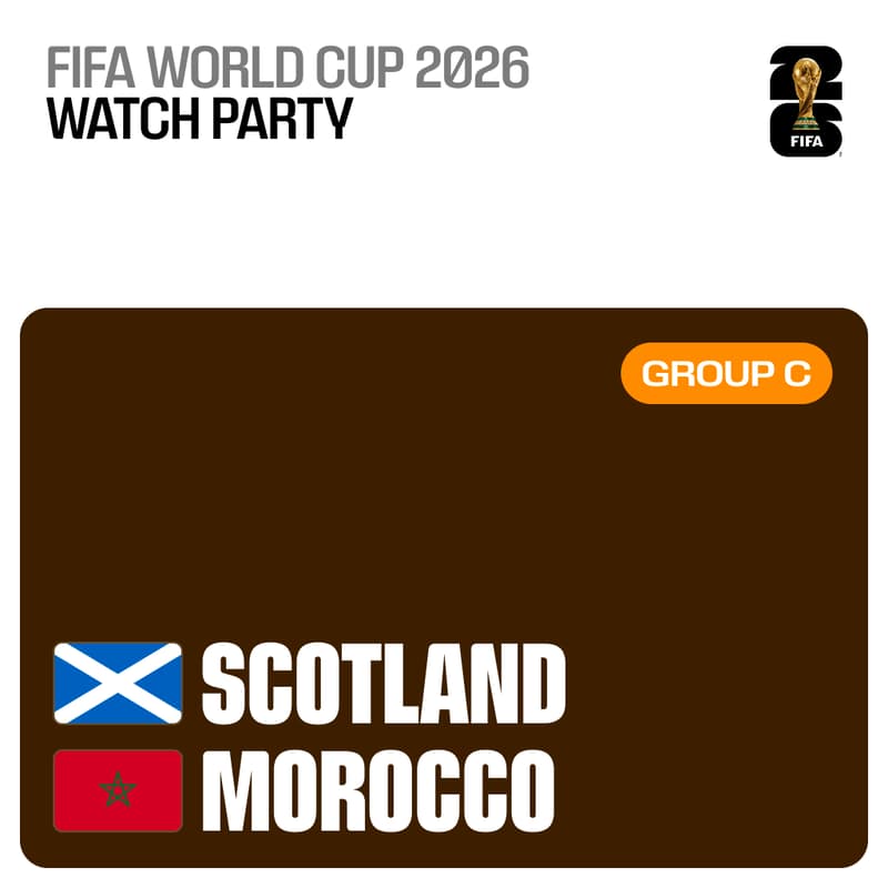 Cover Image for WORLD PUP WATCH PARTY - Scotland vs. Morocco