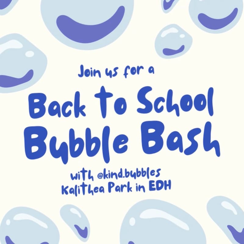 Cover Image for Back To School Bubble Bash