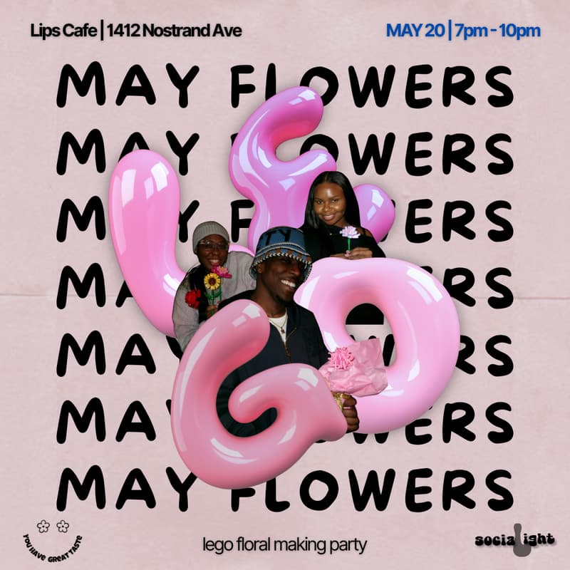Cover Image for May Flowers: Lego Floral Making Party