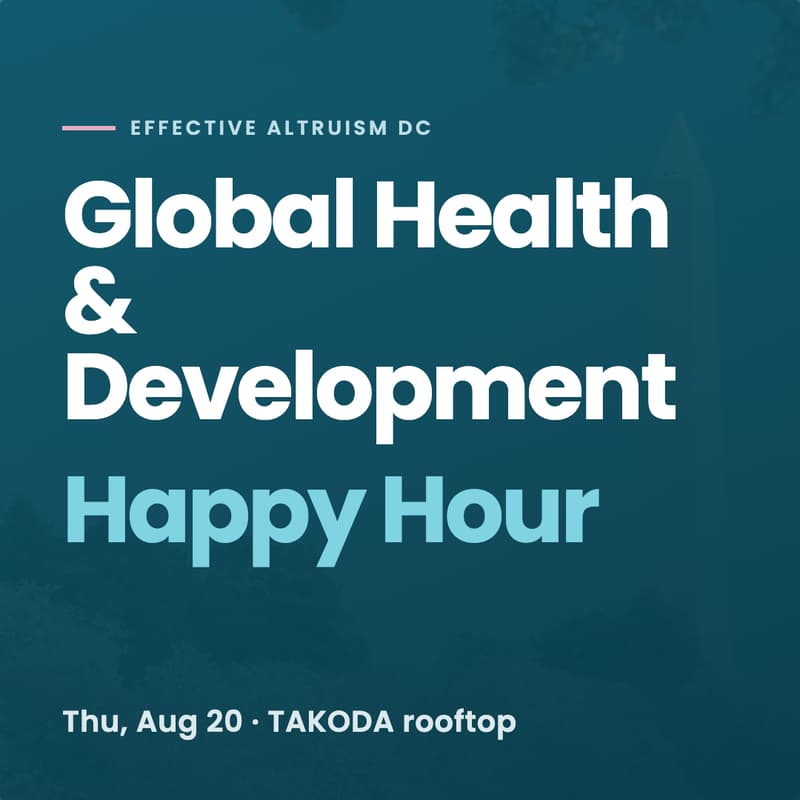 Cover Image for EA DC Global Health and Development Happy Hour