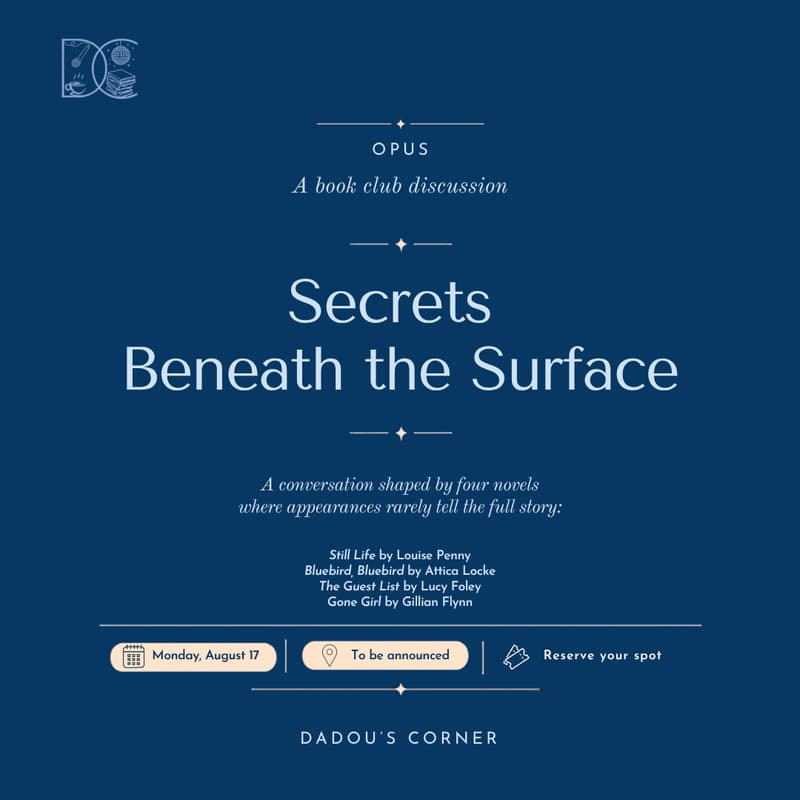 Cover Image for Opus book club: Secrets Beneath the Surface